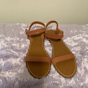 Loft brown sandals size 10